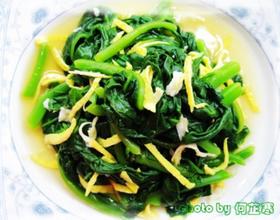 金银丝凉拌木耳菜[图]