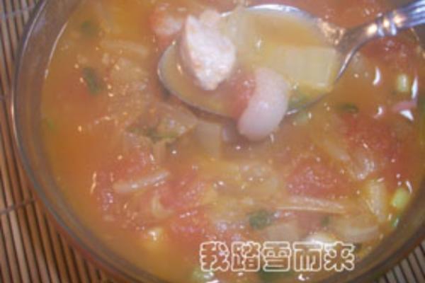 辣白菜汤