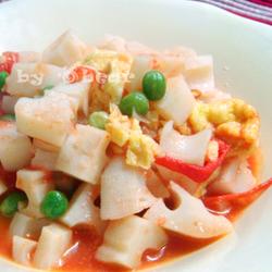 茄汁藕丁的做法[图]