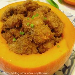 南瓜粉蒸肉的做法[图]