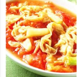 豆皮炒番茄的做法[图]