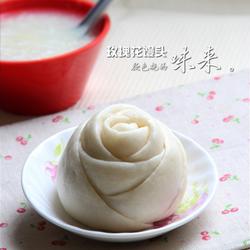 玫瑰花馒头的做法[图]