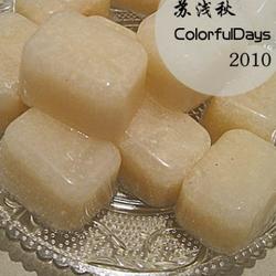 牛奶龙眼水晶糕的做法[图]
