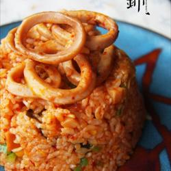 韩风鱿鱼炒饭的做法[图]