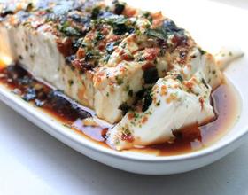 柴鱼海苔芝麻凉拌豆腐[图]