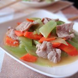 肉片炒莴笋的做法[图]