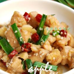 芝麻蒜香鸡丁的做法[图]