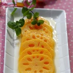 鲜橙藕片的做法[图]