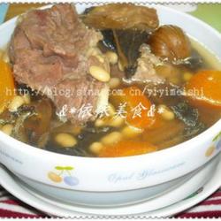 黄豆菜干骨头汤的做法[图]