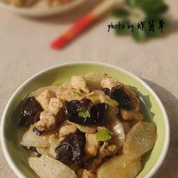 黑白炒鸡丁的做法[图]