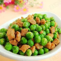 青豌豆炒肉丁的做法[图]