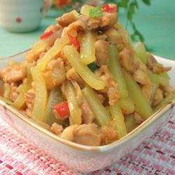 莴笋炒鸡肉的做法[图]