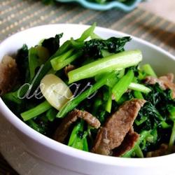 苔菜炒肉片的做法[图]