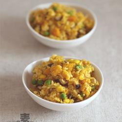 南瓜酱炒饭的做法[图]