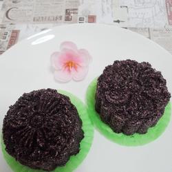 普洱茶香玫瑰紫米糕的做法[图]