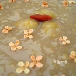 桂花枸杞栗子羹的做法[图]