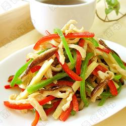 五彩鸡丝的做法[图]