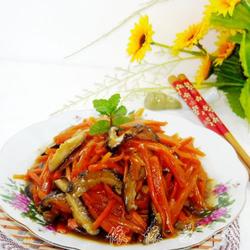 胡萝卜炒香菇的做法[图]