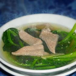 猪肝菠菜汤的做法[图]