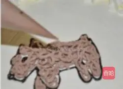 可爱小狗蛋糕的做法图解7