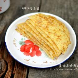 黄油米饭薄饼的做法[图]