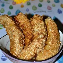 芝蔴香蕉的做法[图]