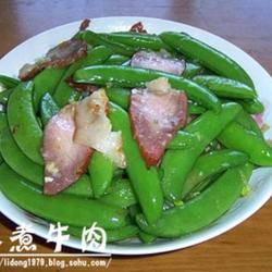 腊味炒甜豆的做法[图]