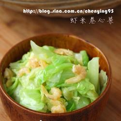 清炒虾米卷心菜的做法[图]