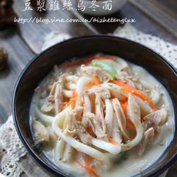 豆浆鸡丝乌冬面的做法[图]