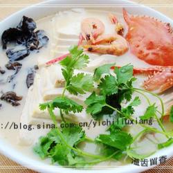 鲜虾豆腐蟹煲的做法[图]