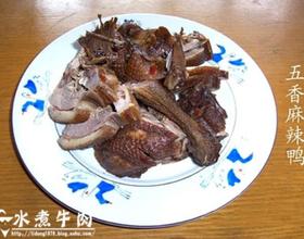 五香麻辣鸭[图]