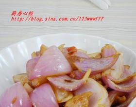 猪里脊炒葱头