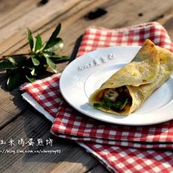 玉米鸡蛋煎饼的做法[图]