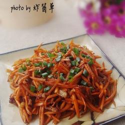 胡萝卜炒肉丝的做法[图]