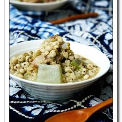 排骨冬瓜薏仁绿豆汤的做法[图]
