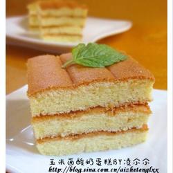 玉米面酸奶蛋糕的做法[图]