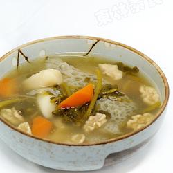 新鲜竹荪裙煲西洋菜山药的做法[图]