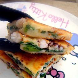 韩国海鲜葱饼的做法[图]