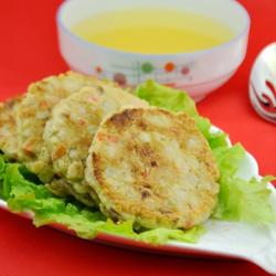 鸡蛋莲藕饼的做法[图]