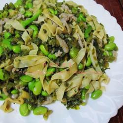 雪菜毛豆炒千张的做法[图]