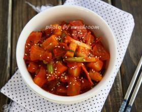 泡菜培根炒年糕[图]