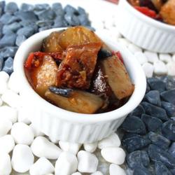 豆豉鲮鱼烧茄子的做法[图]