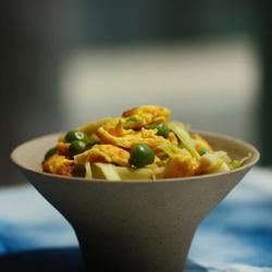 蒲儿菜炒鸡蛋的做法[图]
