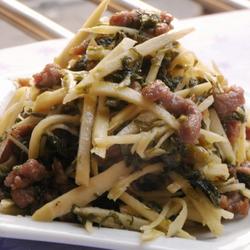 牛肉咸菜笋丝的做法[图]