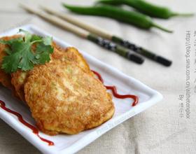 虾泥菜脯苦瓜饼[图]