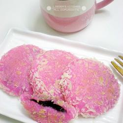 玫瑰豆沙饼的做法[图]