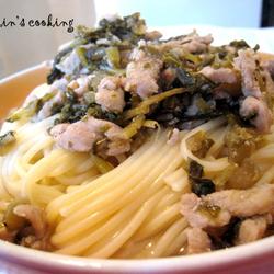 雪菜肉丝面的做法[图]