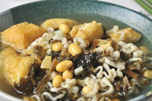 雪菜豆泡面
