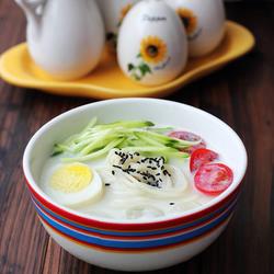 韩式豆浆面的做法[图]
