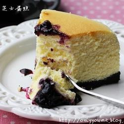 蓝莓酸奶芝士蛋糕的做法[图]
